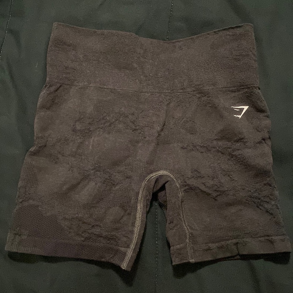 Gymshark black spandex shorts